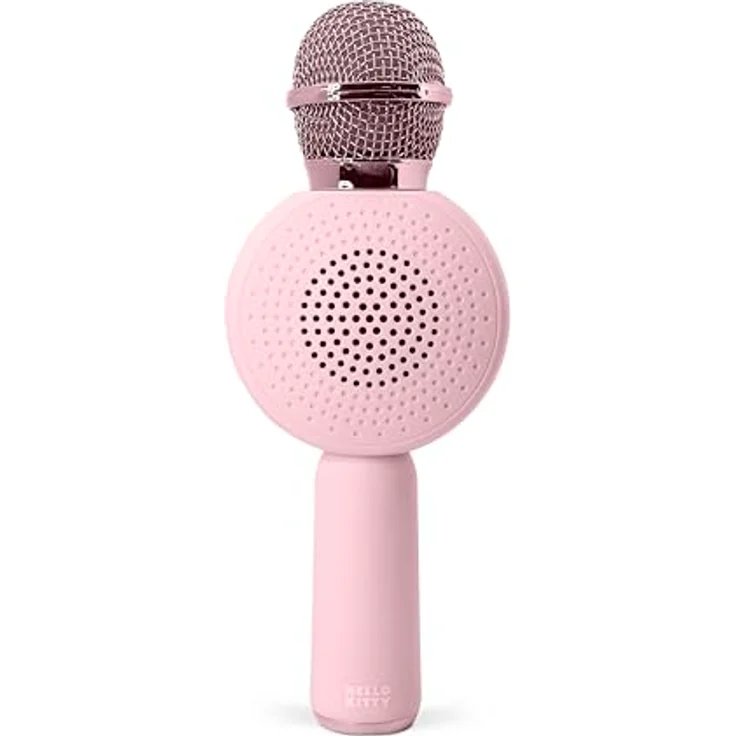 OTL Mikrofon Hello Kitty Bluetooth Karaoke-Mikrofon mit LED-Leuchten, pink – Bild 6
