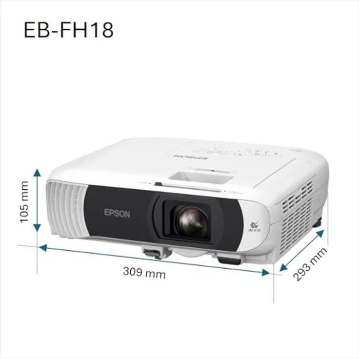 Epson EB-FH18, 3LCD Beamer mit 4100 Lumen, Full HD, weiss – Bild 5
