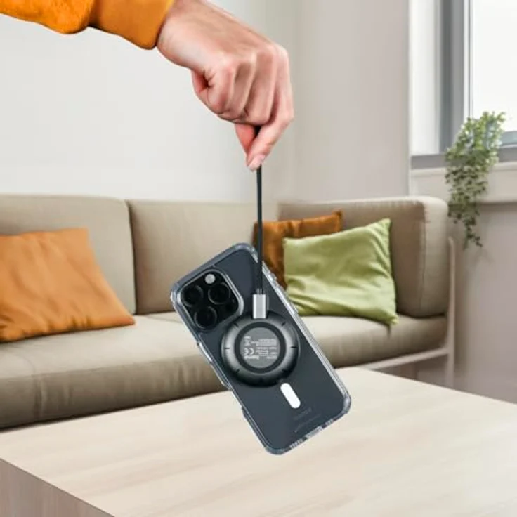 Hama 00201735, Kabelloses Handy-Ladegerät für drinnen, USB, schwarz – Bild 17