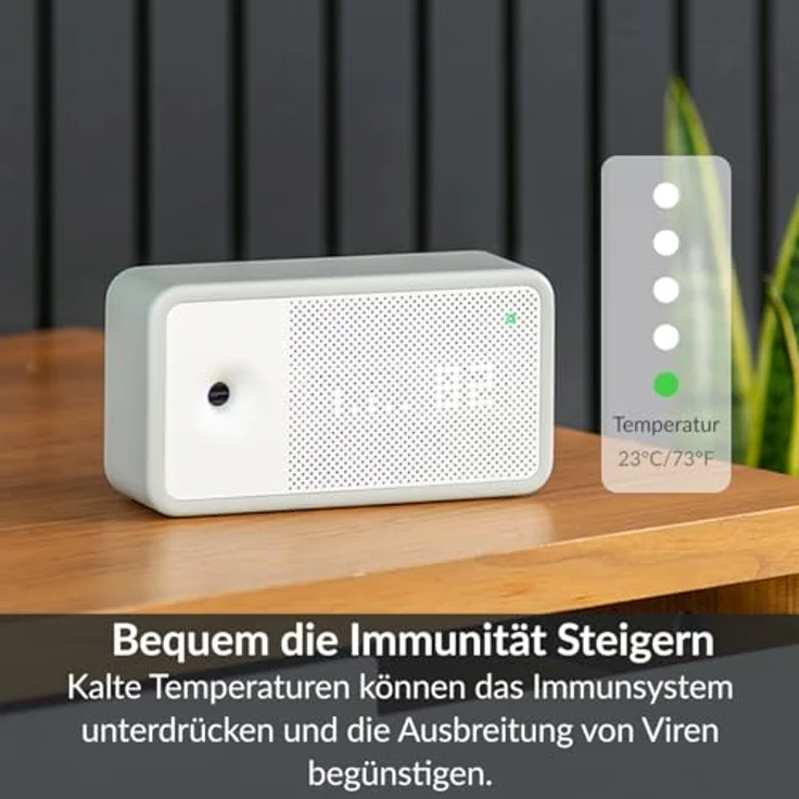 AWAIR Element Luftqualität Messgerät, CO2 Sensor, VOC Messgerät, Raumluft Monitor, Smarter Luftqualitätsmonitor für Zuhause, Feinstaub- und Schadstoffmessgerät, weiß – Bild 5