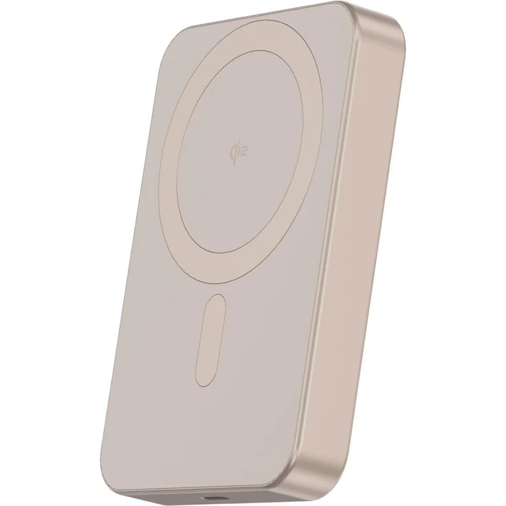 Decoded Slim Mag Powerbank 10000mAh, MagSafe Qi2 Alu, kabelloses Laden, rosa