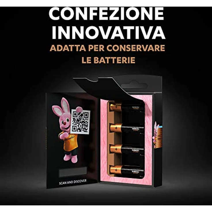Duracell - Optimum AAA Alkaline Batterien, 1,5 Volt LR03 MX2400, 4 Stück – Bild 5