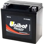 Unibat CBTX14, Wartungsfreie Batterie mit 12 V, 12 Ah und Kaltstartstrom 200 A