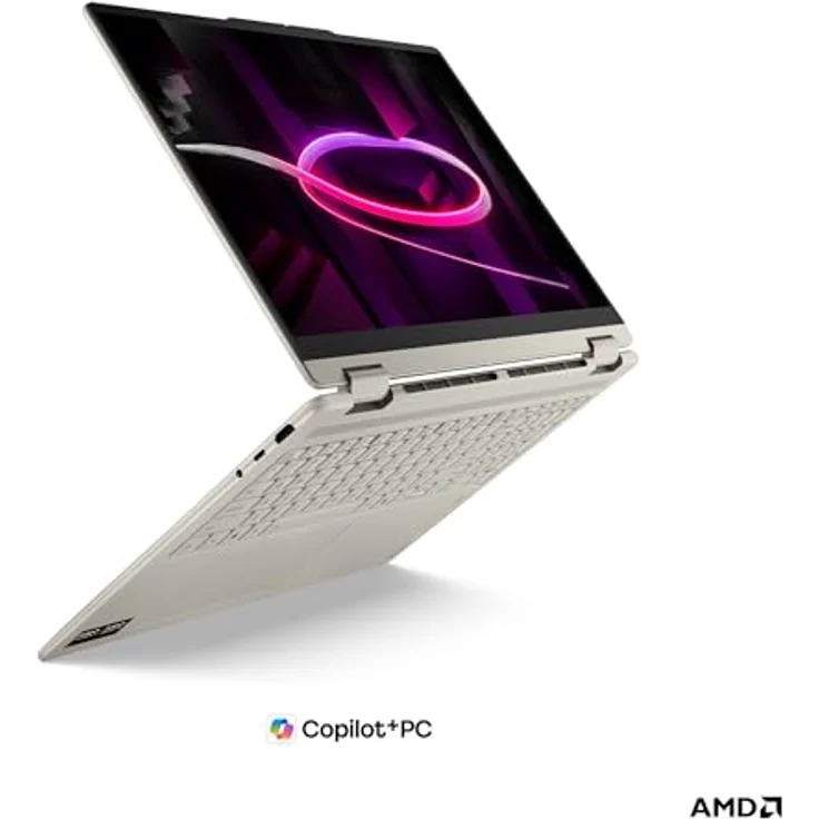 Lenovo Yoga 7 2in1 83TF0022GE, 16" 2.8K OLED, Ryzen AI 7 445, 32GB RAM, 1TB SSD, beige, Windows 11 – Bild 10