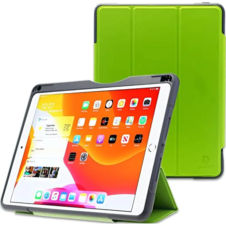 Deqster - Rugged Case 2021 für iPad 10,2″ (7./8./9. Generation) - Schutz-Hülle Tabletzubehör