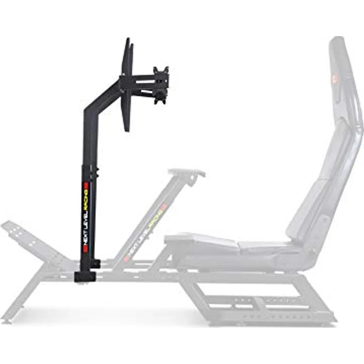 Next Level Racing Monitor Stand für F-GT Simulator Cockpit, für bis zu 3x 27 Zoll oder 1x 65 Zoll Monitore, robuste Stahlkonstruktion, schwarz – Bild 5