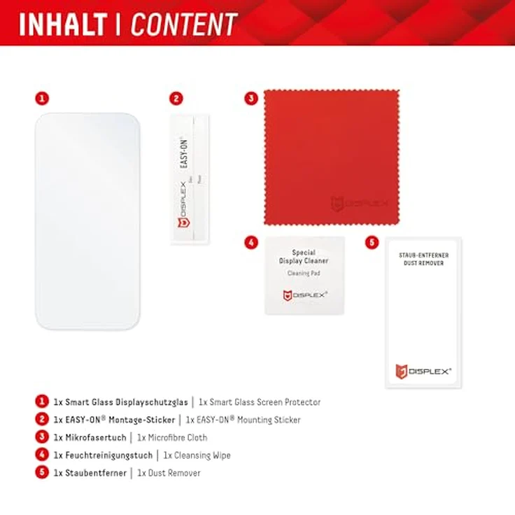 "Displex Smart Glass (9H) Panzerfolie für Samsung Galaxy A35/A55 5G, ultra-dünn, unzerbrechlich, transparent" – Bild 6