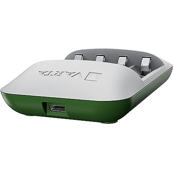 Varta Eco Charger Pro Akku Ladegerät inkl. 4X AAA 800mAh, 75% recyceltes Gehäuse, für AA/AAA Batterien – Bild 4