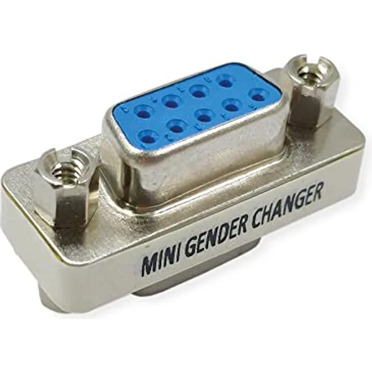 VALUE Mini Gender Changer, 9pol. Buchse-Buchse