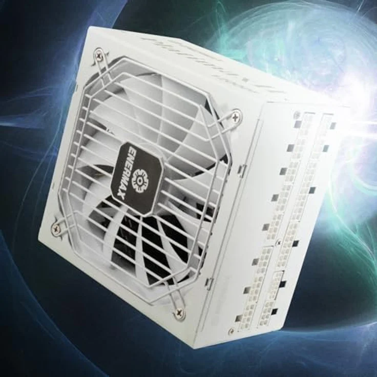 ENERMAX PLATIMAXII 1200W Snow White, vollmodulares ATX 3.1-Netzteil mit 80 Plus Cybenetics Platinum, PCIe 5.1, semi-fanless 135mm DF-Lüfter, langlebige japanische Kondensatoren – Bild 1