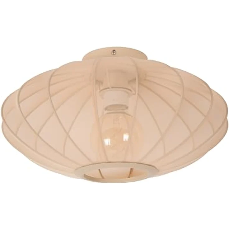 LUCIDE CORINA Deckenleuchte Ø 40 cm Beige, Geeignet für LED-Lichtquelle, Dimmbar – Bild 2