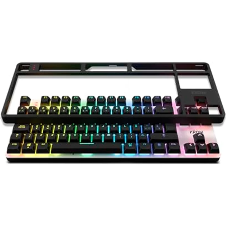 KROM KERNEL PRO - Mechanische Gaming-Tastatur RGB mit 18 Effekten, Bluetooth 5.3, TKL-Format, Hot-Swap, abnehmbare Abdeckung, spanisches Layout, schwarz oder weiß – Bild 3