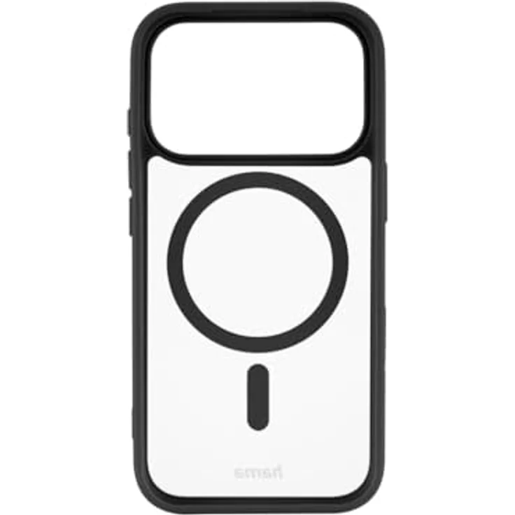 Hama Handyhülle „Frame Protect“ für iPhone 17 Pro und MagSafe, magnetisches Case mit Kantenschutz, Kameraschutz, Anti-Rutsch Oberfläche, durchsichtig/schwarz – Bild 3