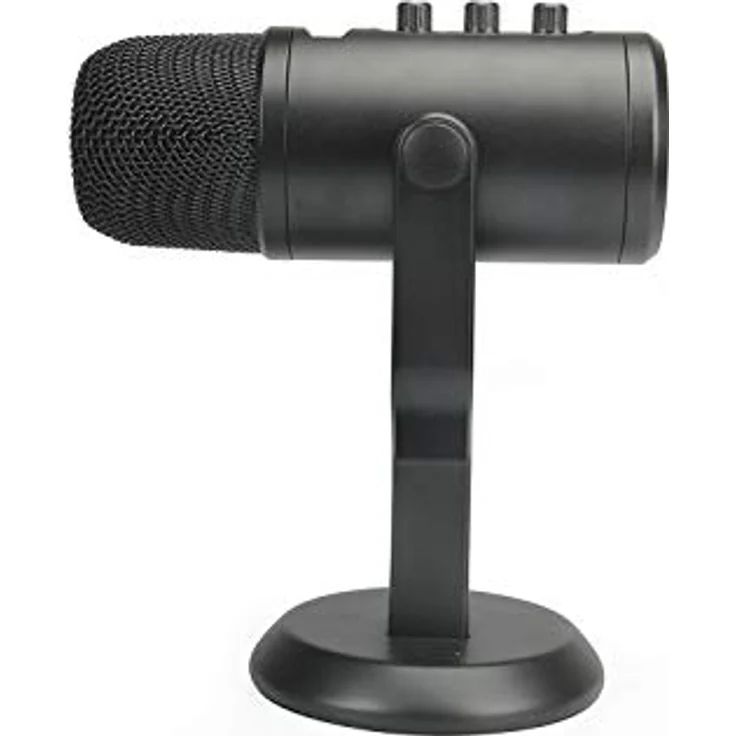 AmazonBasics Professionelles USB-Kondensatormikrofon mit Lautstärkeregler und OLED-Display, Schwarz – Bild 5