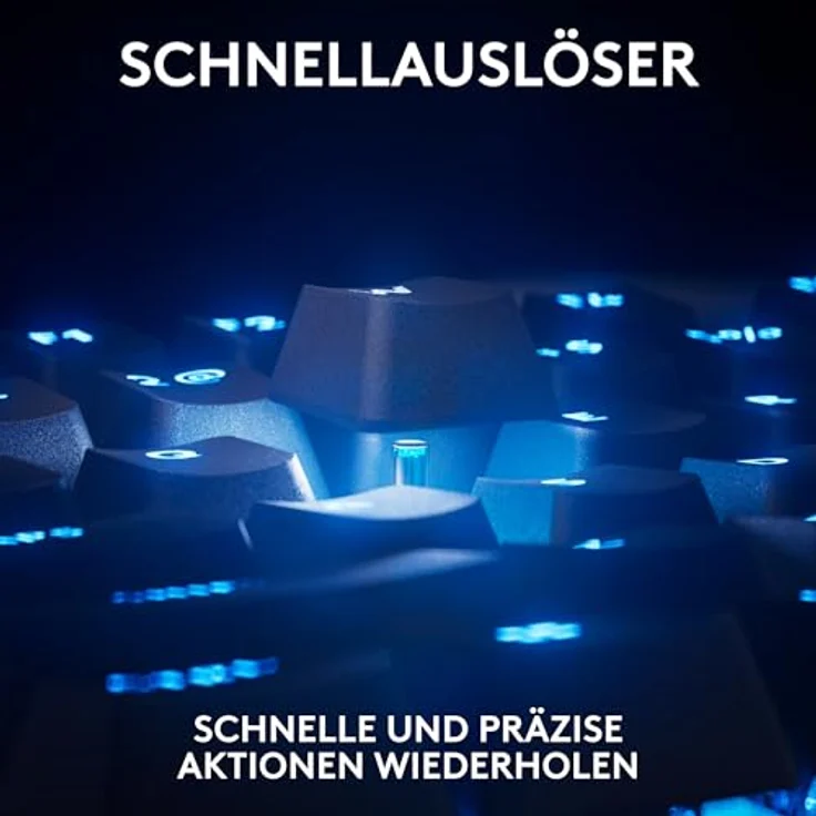 Logitech G PRO X TKL Rapid Tenkeyless Gaming Tastatur - Magnetische Analogschalter, Rapid Trigger-Modus, anpassbare RGB-Beleuchtung, DEU QWERTZ, Schwarz – Bild 3