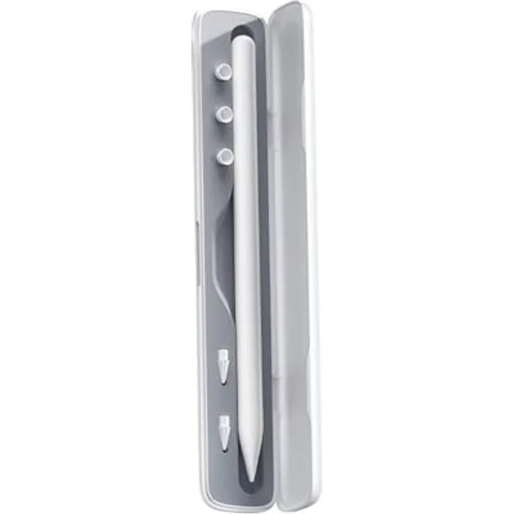 Baseus Smooth Writing 2, Stylus-Hülle für Tablet in Weiß, mit magnetischem Design und Platz für Zubehör