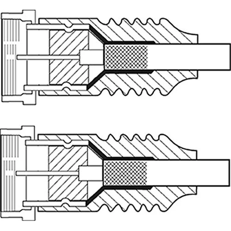 1aTTack BK 150 Koaxial Anschluss-Kabel 1,5m weiß – Bild 3
