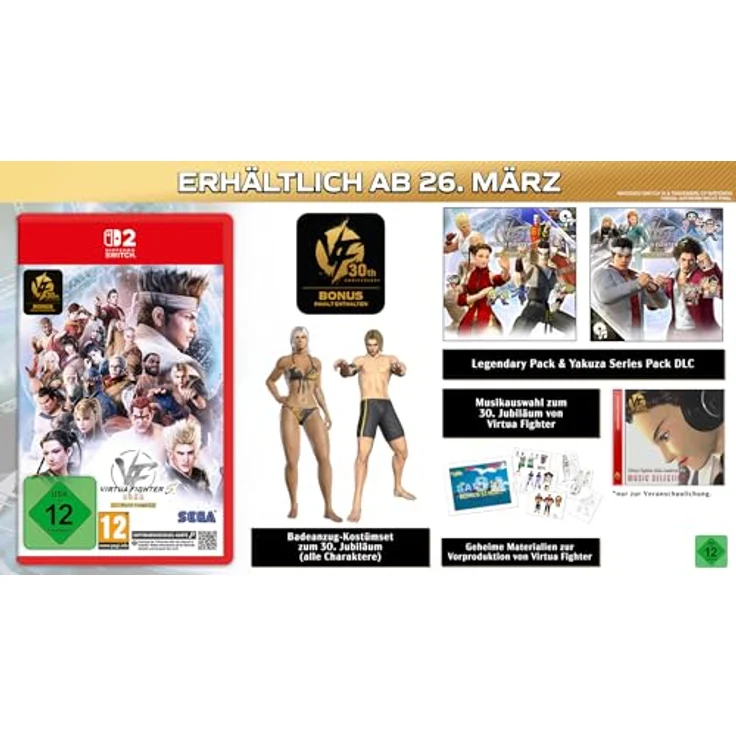 SEGA Virtua Fighter 5 R.E.V.O. World Stage 30th Anniversary Edition - Nintendo Switch 2, inklusive DLCs und „30. Geburtstag“ Inhalten – Bild 2