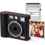 KODAK Cam Mini Shot 3 Era - Sofortbildkamera & Portable Fotodrucker, Schwarz 3x3 (One-Touch Druck)