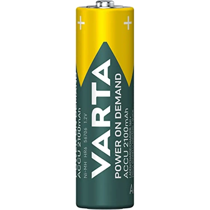 VARTA Batterien AA, wiederaufladbar, 24 Stück, Akku, Power on Demand, 2100 mAh Ni-MH, vorgeladen, sofort einsatzbereit  – Bild 2