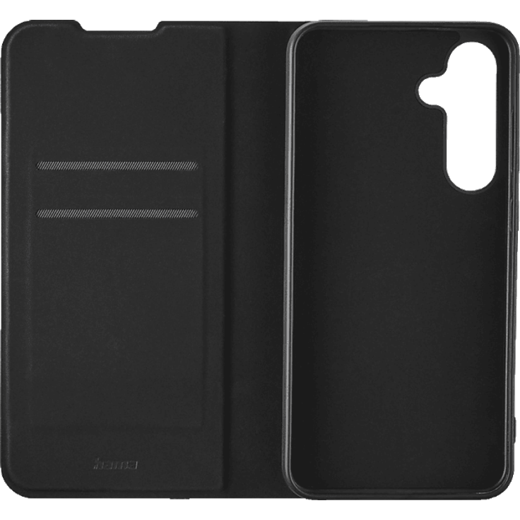 HAMA Daily Protect, Bookcover für Samsung Galaxy A56 5G, Schwarz, mit Kartenfächern und Standfunktion