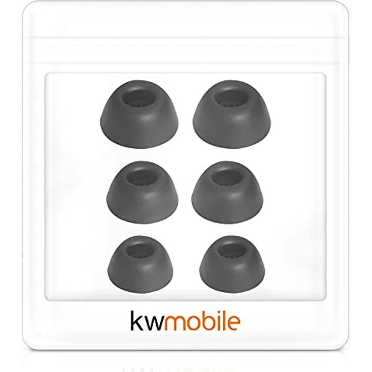 kwmobile 6x Polster für Huawei FreeBuds Pro Ohrpolster (3 Größen - Silikon Ohrstöpsel In-Ear Kopfhörer) – Bild 5