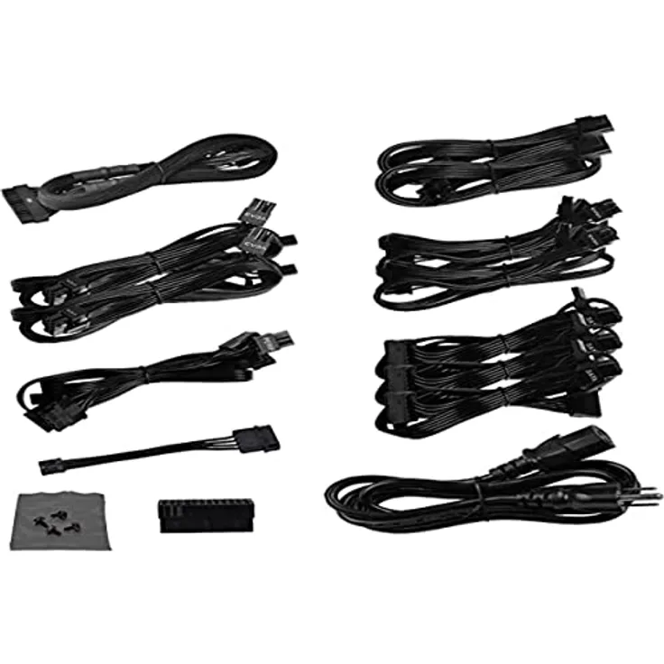 EVGA Supernova 850 P6 850W PC-Netzteil, schwarz, Kabel-Management