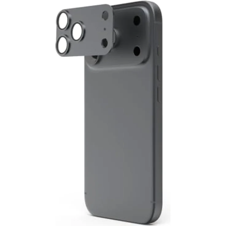 Hama Cam Protect Pro, Kameraschutzglas für Apple iPhone 18 Pro, Dunkelgrau – Bild 1