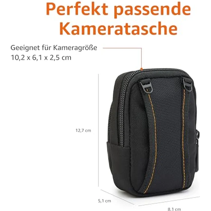 AmazonBasics Kameratasche für Kompaktkameras, mittlere Größe - Preisvergleich – Bild 3