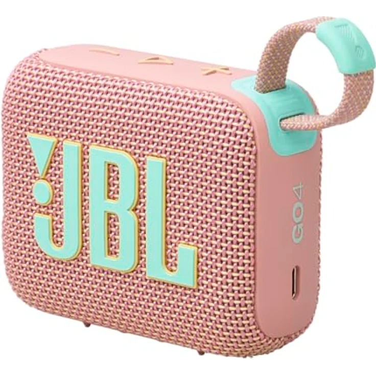 JBL Go 4 in Pink Tragbare Bluetooth-Lautsprecher-Box Pro Sound, tiefem Bass und Playtime-Boost-Funktion - Wasserfest und staubfest - 7 h Laufzeit – Bild 1