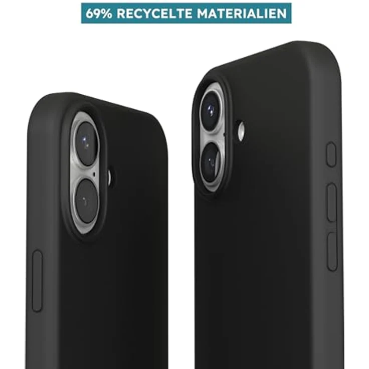 VONMÄHLEN Soft Silicone Case für iPhone - Weiche Silikonhülle aus 69% recycelten Materialien, kompatibel mit MagSafe, Mikrofaserfutter und Kamera-Displayschutz – Bild 4