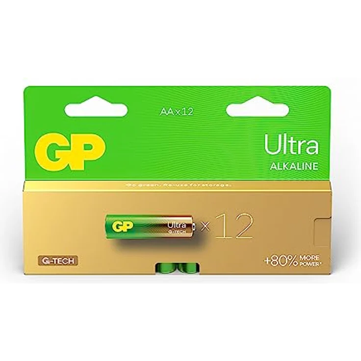 AA Batterie GP Ultra Alkaline 1,5V, 12 Stück – Bild 5