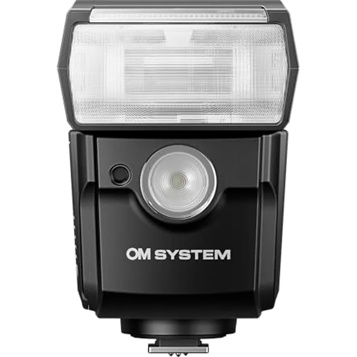 OM SYSTEM FL-700 WR Blitzgerät drahtlos (Vorgänger Olympus FL-700) - Kompaktes, leichtes Blitzgerät mit kabelloser Steuerung, spritzwasser- und staubgeschützt