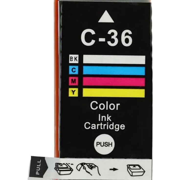 vhbw Tintenpatrone für Canon Pixma IP110, IP100P, ip100, IP100v, 10er Pack, mehrfarbig (B/C/M/Y), 13 ml – Bild 5