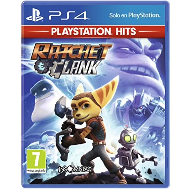 Playstation Juego para Consola Sony PS4 Ratchet Clank Hits, Edición Básica, Acción/Aventura, Color: Varía