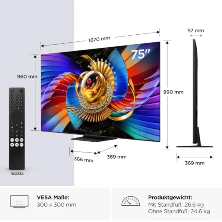 TCL Q7 75Q7D Pro, 75 Zoll (190,5 cm) 4K Ultra HD Mini LED Smart-TV mit Dolby Vision IQ und WLAN – Bild 19