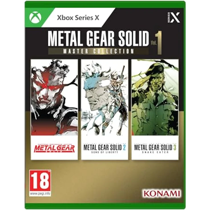 KONAMI Metal Gear Solid Master Collection Vol. 1 für Xbox Series X, umfassende Spielesammlung inklusive HD-Versionen und digitalem Soundtrack – Bild 1
