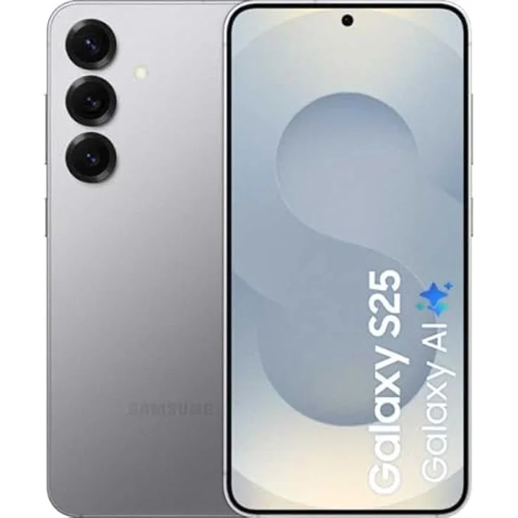 Samsung Galaxy S25 12+256GB 6.2" 5G Silver Shadow ITA Smartphone mit 50 MP Dreifach-Kamera – Bild 1