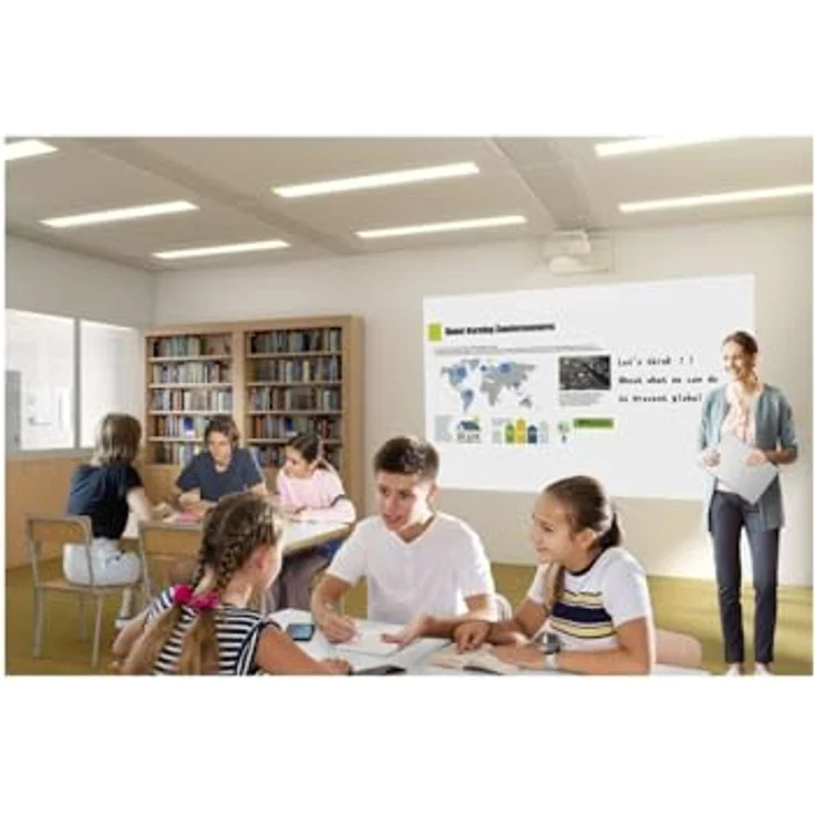 Epson EB-760W Business-Beamer mit 4100 ANSI Lumen, 1080p Auflösung und 2500000:1 Kontrastverhältnis in Weiß – Bild 3