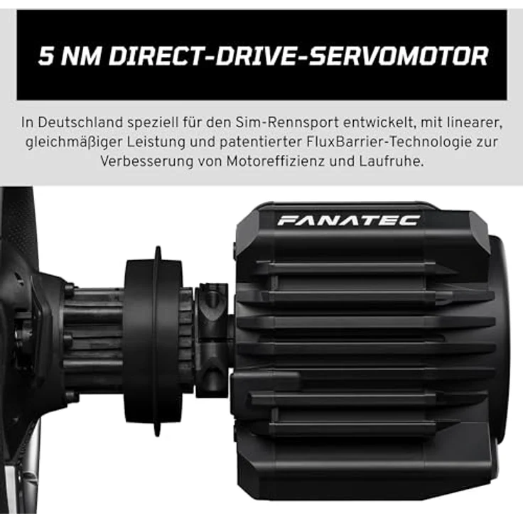 FANATEC Gran Turismo DD Pro, Offiziell lizenziertes PlayStation Sim Racing Lenkrad mit 5 Nm Direct-Drive, zwei Pedalen, Lenkraddesign von Polyphony Digital, Aluminium-Gehäuse – Bild 5
