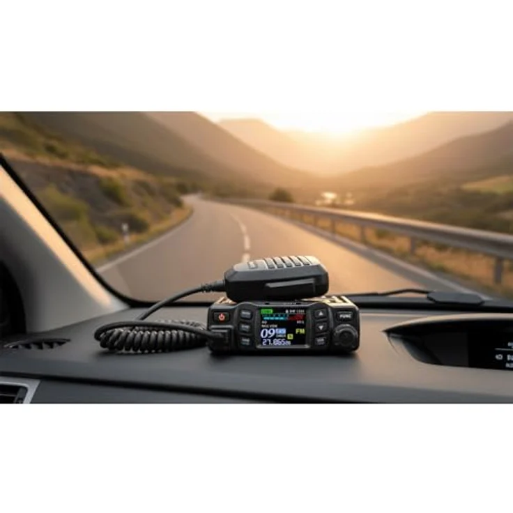 Albrecht AE 5900 Mini SSB, Kompaktes CB-Funkgerät mit 12 Watt SSB-Leistung, TFT-Farbdisplay und digitaler Rauschunterdrückung – Bild 2