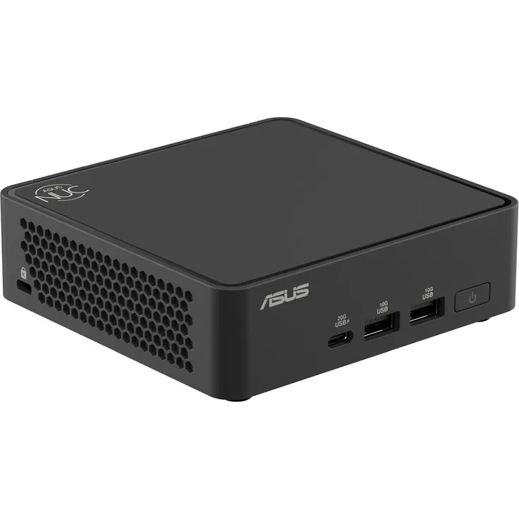 ASUS NUC 15 Pro Slim Mini PC RNUC15CRKU5063C2, Intel Core Ultra Prozessor, DDR5 6400MHz, Intel Arc Grafik, kratzfestes Gehäuse