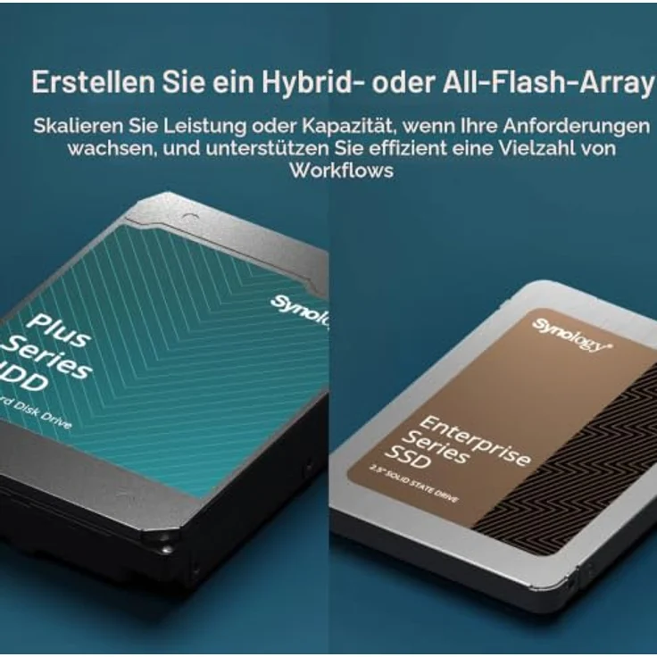 Synology DiskStation DS1525+, 5-Bay NAS mit Ryzen Embedded V1500B, 8 GB DDR4, 25GbE Netzwerk, 0 TB Speicherplatz – Bild 6