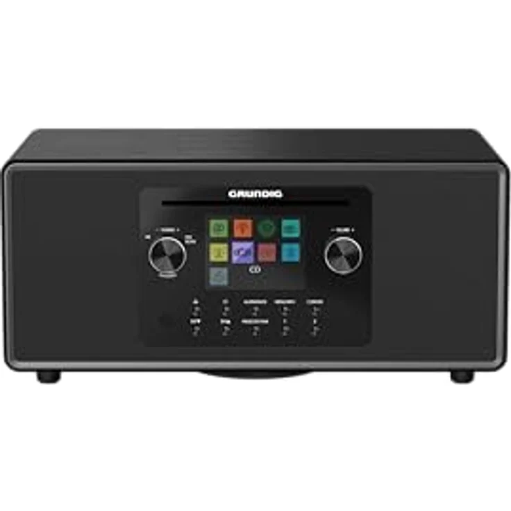 GRUNDIG DTR 7100, All-In-One Internet- und Digitalradio mit DAB+, FM, Bluetooth, CD-Player und 42 W RMS, Schwarz – Bild 1