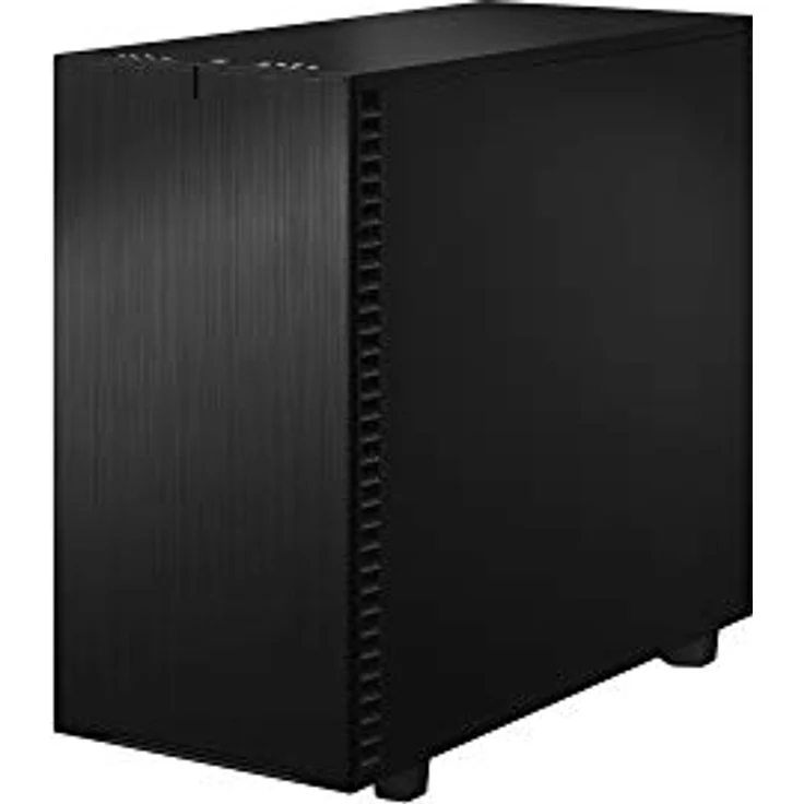 Fractal Design Define 7 Black TG Dark Modulares Silent E-ATX Mid Tower PC-Gehäuse aus Aluminium-Stahl mit seitlichem Fenster aus dunkel getöntem Tempered Glass, schwarz – Bild 5