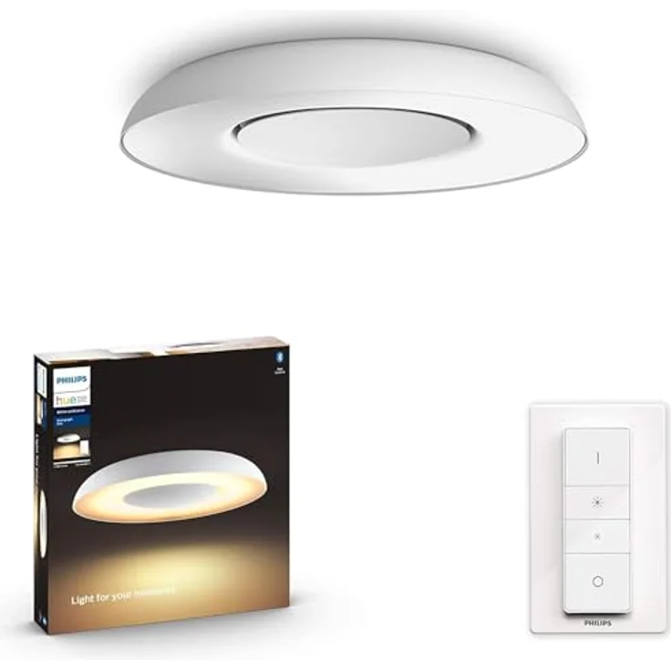 Philips Lighting Hue LED-Deckenstrahler 871951434137100 Hue White Ambiance Still Deckenleuchte weiß 2400lm inkl. Dimmschalter LED – Bild 2