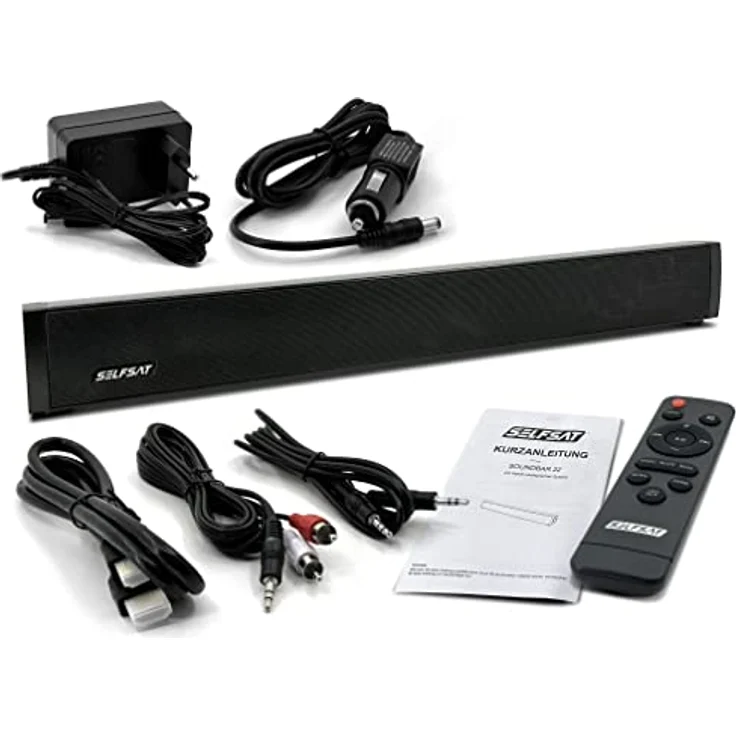 Selfsat 2.0 Soundbar 22 ohne Subwoofer, 30 W, schwarz – Bild 6