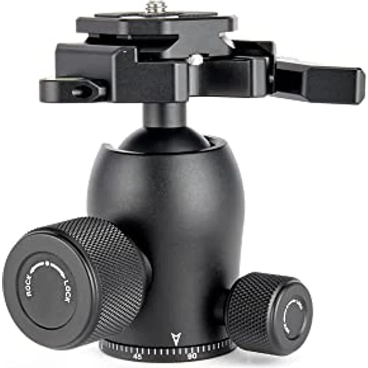 3 Legged Thing AirHed Pro Hebel-Stativkopf – 360 Grad Arca Swiss kompatibel für schwerere Kameras mit abnehmbarer Hebelklemme – Stativ und Einbeinstativ kompatibel – Dunkelheit (mattschwarz) – Bild 3