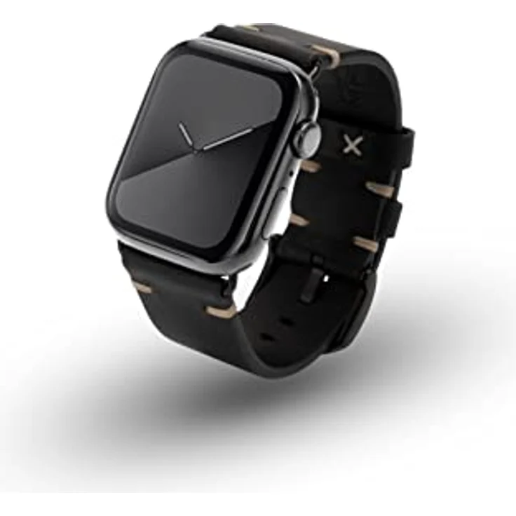JT Berlin Watchband Alex II Vintage Armband, 42 mm bis 46 mm, Schwarz für Apple Watch Series 1, 2 und 3 – Bild 1