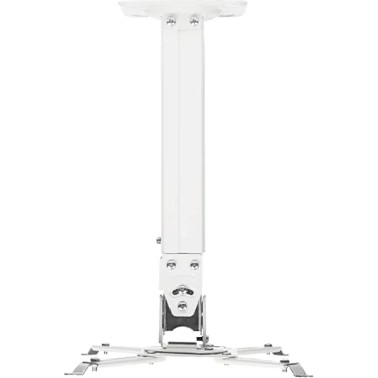 Onkron K5A, Adjustable Ceiling/Wall Projector Mount bis 10 kg, Weiß, mit Neigung und Drehung